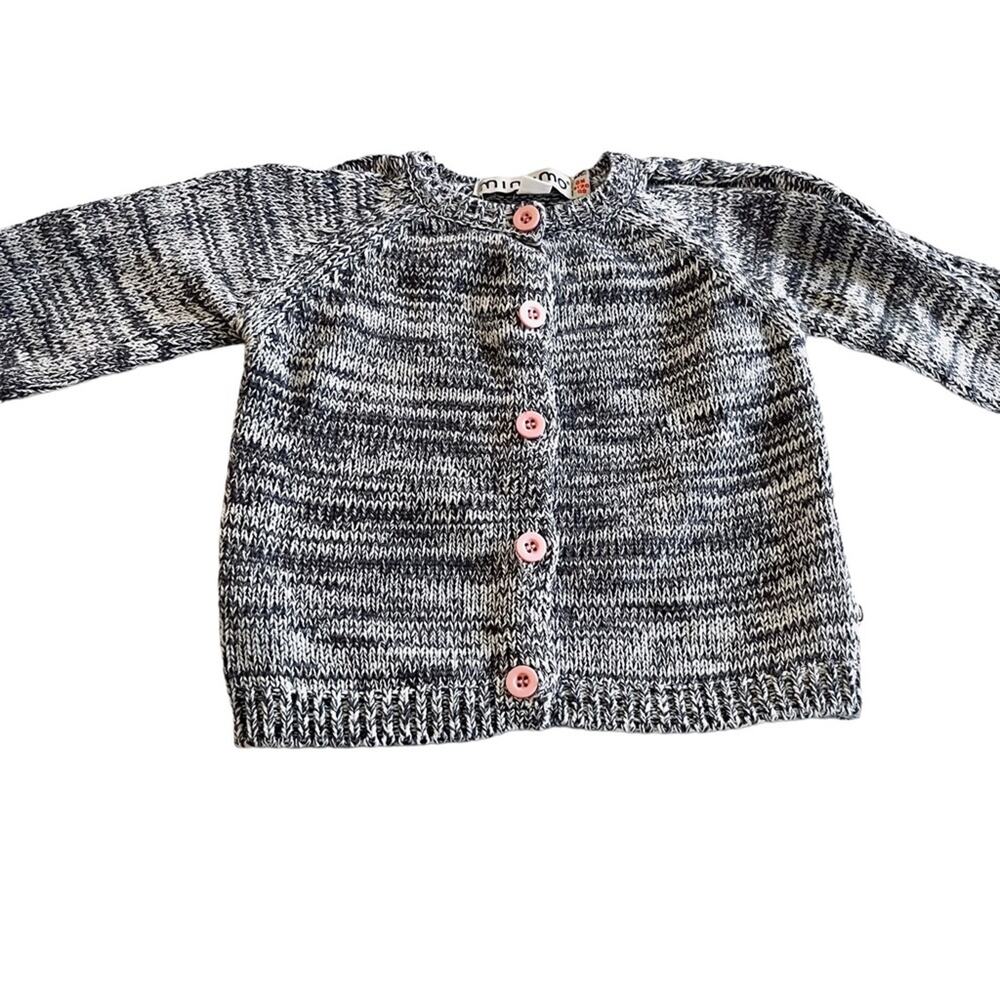 MinyMo girls marled cardigan size 6 months